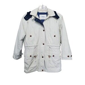 Cambridge Women's Full Zip Removable Hood Insulated Anorak Jacket Size 12